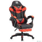Кресло Defender TORNADO BLACK/RED черный/красный, экокожа, фото 1