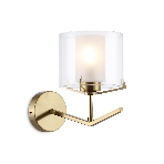 Настенный светильник Ambrella light LH57010 BS/FR латунь/белый матовый E14 max 40W 280*150*220, фото9