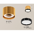 Светильник Ambrella Light XS8121001 PYG/PBK золото желтое полированное/черный полированный GX53 (C8121, N8113), фото 1
