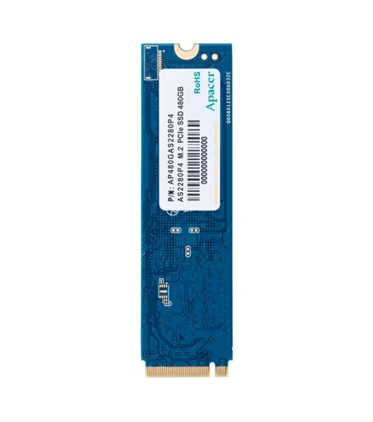 Накопитель SSD Apacer AS2280P4, 256Gb, M.2 2280, PCIe 3.0 x4, NVMe, R/W 2100/1300