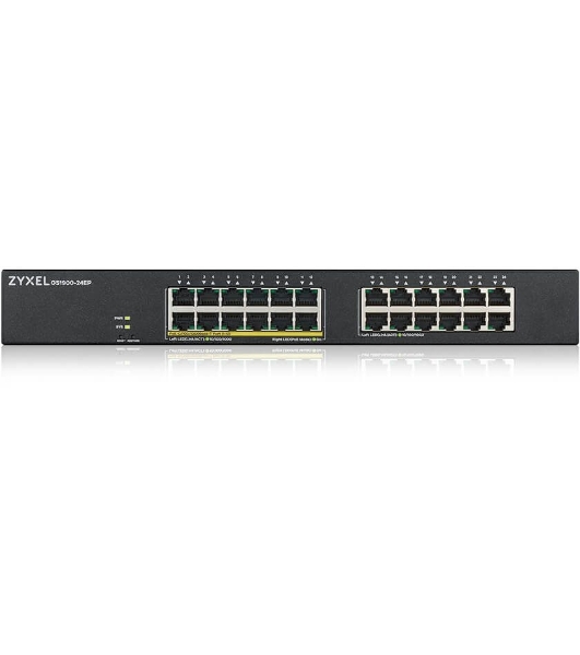 Коммутатор Zyxel GS1900-24EP-EU0101F 24G 12PoE+ 130W управляемый