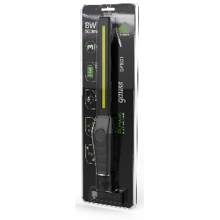 Фонарь автомобильный модель Gauss GFL801 8W 500Lm Li-ion 2100mAh диммируемый LED 1/12/24