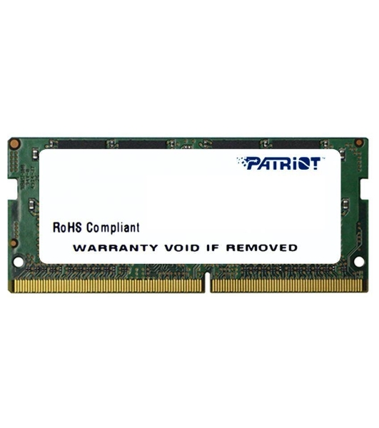 Оперативная память Patriot Signature, DDR4, 16GB (1x16 GB), 2666 MHz, CL19, SO-DIMM