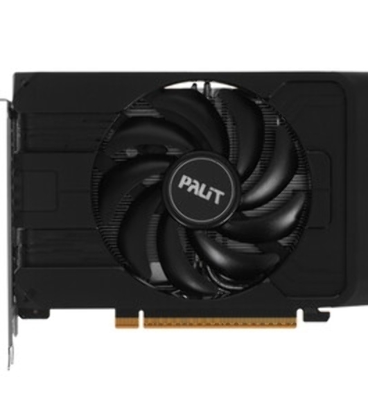 Видеокарта Palit GeForce RTX 5050 StormX, NVIDIA RTX 5050, 8 ГБ GDDR6, 128 бит, PCI-e 5.0, 1xHDMI, 3xDP, 2572 МГц