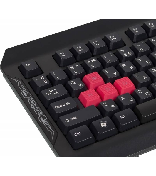 Клавиатура проводная A4Tech Bloody Q100 USB черный