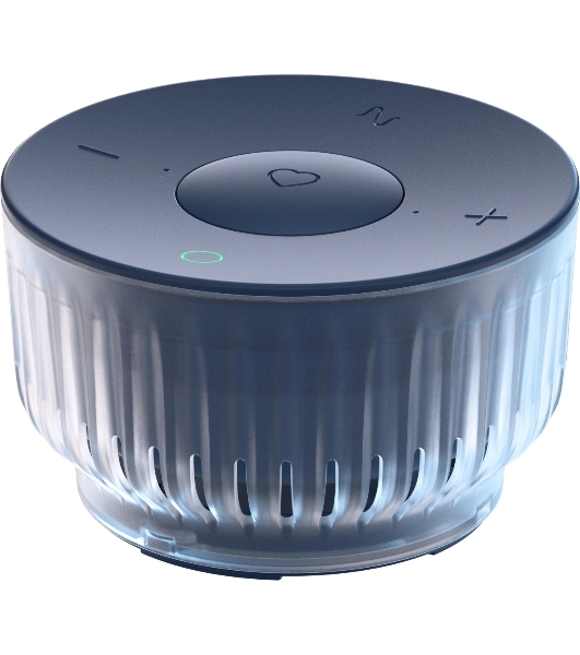 Умная колонка SBER Boom Mini 2, 5Вт, компактная, 1 динамик, GigaChat, Magnetic Sound, Мультирум, Детектор шума, Wi-Fi, Bluetooth 5.0, Салют, синий