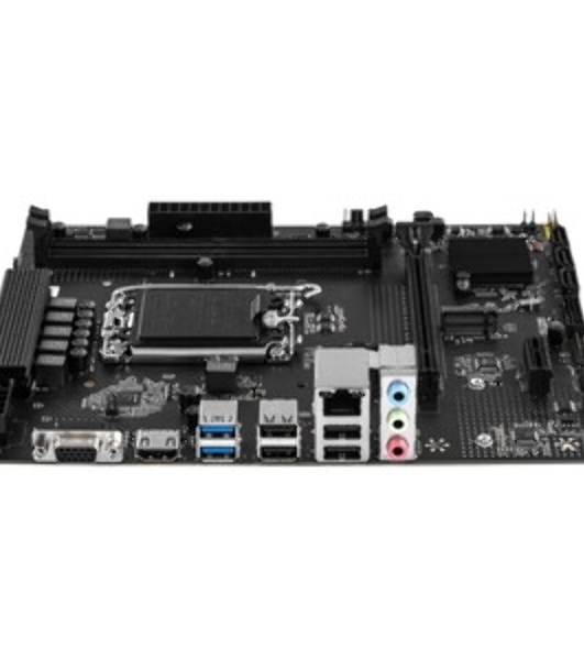 Материнская плата Maxsun Challenger B760M-F, LGA 1700, Intel B760, 2xDDR4, 3xSATA III, 2xM.2, 1xPCIe 4.0 x16, 1xHDMI, 1xVGA, 1xRJ-45 1Gb LAN, 2xUSB 3.2 Gen 1, 4xUSB 2.0, 3x3.5 мм, 5.1, mATX