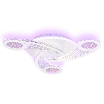 Потолочный светодиодный светильник FA4475/3 WH белый 66W 3000K+BL/4200K+PU/3000K+6400K D560*75 (ПДУ ИК), фото8