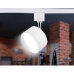 Трековый однофазный светильник Ambrella light GL5356 WH белый GX53 max 12W, фото7