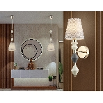 Настенный светильник Ambrella light LH75409 GD/GR золото/серый E14 max 40W 150*180*415, фото3