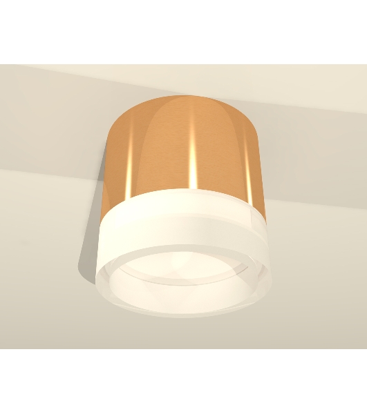 Светильник Ambrella Light XS8121010 PYG/FR золото желтое полированное/белый матовый GX53 (C8121, N8401)