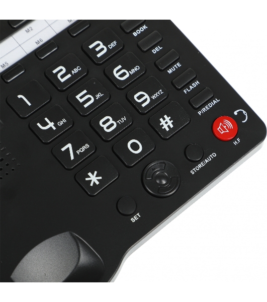 Телефон проводной Ritmix RT-550 черный