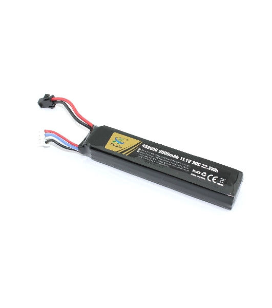 Портативный аккумулятор Li-Pol 11.1v 452096 2000mAh разъем SM