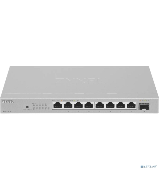 Коммутатор Zyxel XMG-108-ZZ0101F 8x2.5Гбит/с 1SFP+ неуправляемый