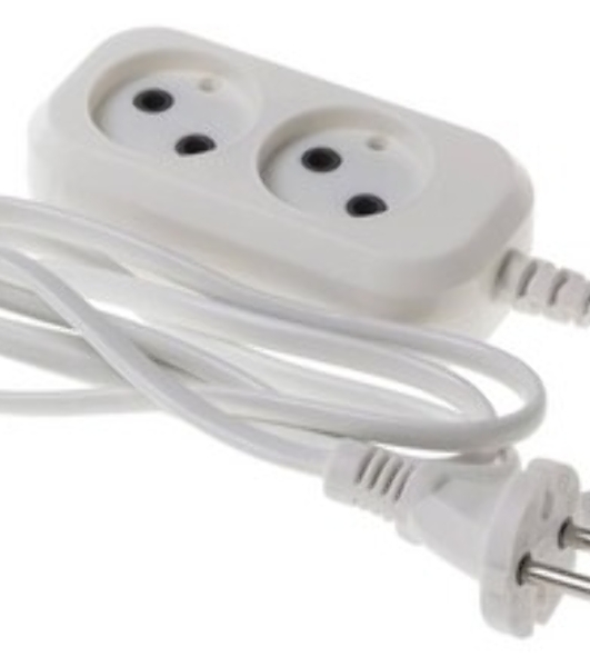 Сетевой удлинитель Buro BU-PSL2.1/W 1.5 м (2 розетки) белый (пакет ПЭ)