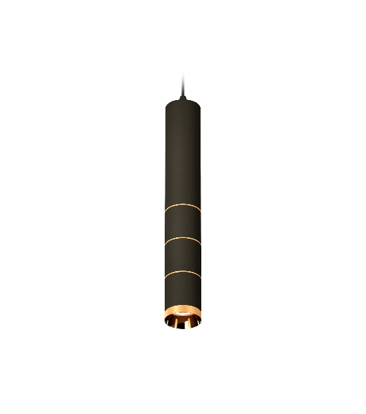 Светильник Ambrella Light XP6302050 SBK/PYG черный песок/золото желтое полированное MR16 GU5.3