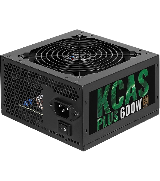 Блок питания Aerocool/Formula KCAS PLUS 600W, 600Вт, 80 PLUS Bronze, 120мм, черный