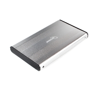 Внешний корпус 2.5' Gembird EE2-U3S-5-S, серебро, USB 3.0, SATA, металл