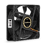 Вентилятор для корпуса ExeGate EX12038B3P-24 черный, 120 мм, 3000 об/мин, 46.1 дБ, 3 pin, фото 1