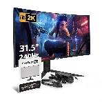 Монитор 31.5' ExeGate Combat EC3207TA VA 2560x1440, 240 Гц, 1 мс, 16:9, 300 кд/м², 1xHDMI, 2xDP, 2xUSB, 3.5 мм, изогнутый R1500, черный, фото27