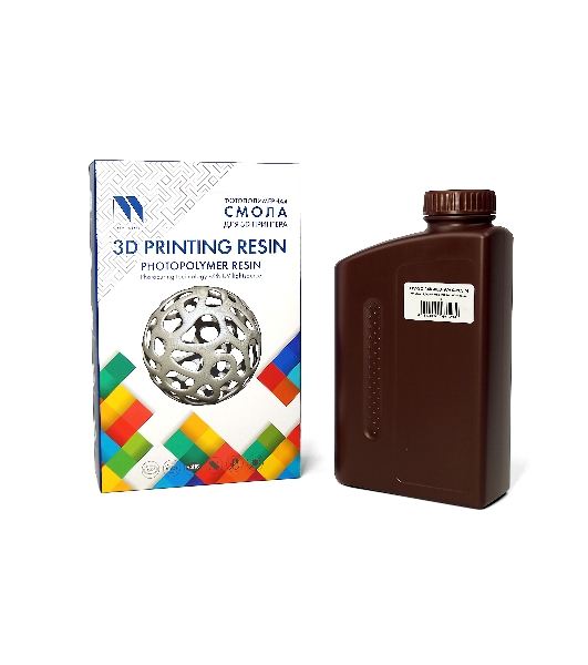 Фотополимерная смола NVPrint высокой детализации 14K Red Wax Resine для 3D печати 1 кг (бут)