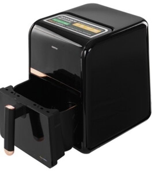 Аэрогриль Centek CT-3102 черный, 1500 Вт, 5 л, сенсор, 8 программ