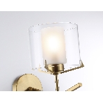 Настенный светильник Ambrella light LH57010 BS/FR латунь/белый матовый E14 max 40W 280*150*220, фото6
