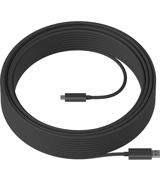 Кабель Accessory Logitech STRONG USB 3.1 CABLE 10 M, графитовый