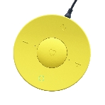 Умная колонка SBER Boom Mini 2, 5Вт, компактная, 1 динамик, GigaChat, Magnetic Sound, Мультирум, Детектор шума, Wi-Fi, Bluetooth 5.0, Салют, желтый, фото3