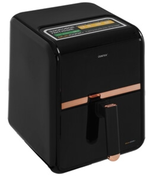 Аэрогриль Centek CT-3102 черный, 1500 Вт, 5 л, сенсор, 8 программ