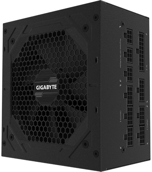 Блок питания Gigabyte P750GM (GP-P750GM), 750Вт, 80 PLUS Gold, 120мм, модульный, черный