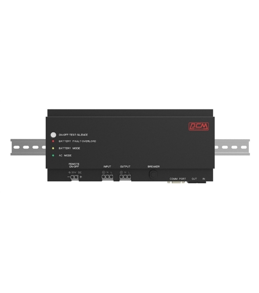 Источник бесперебойного питания Powercom DRU 500VA/300W, DIN Rail, 230V, RS-232, 2 year warranty (1114005)