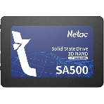 Накопитель SSD Netac SA500, 128Gb, SATA III, 2.5', R/W 500/400, фото 1