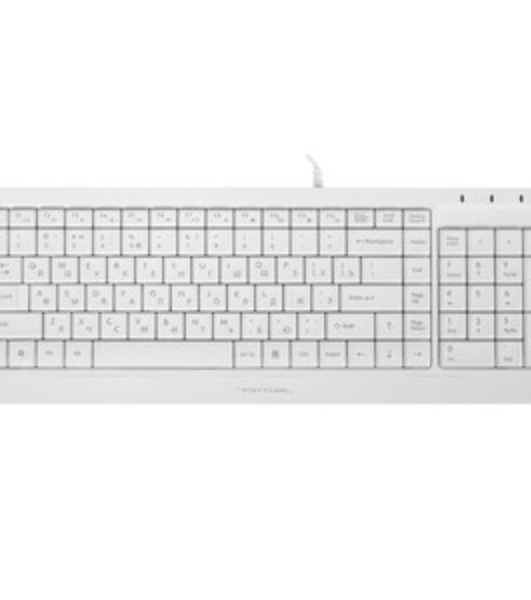 Клавиатура проводная A4Tech Fstyler FK15, USB, белый