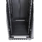 Шкаф коммутационный Lanmaster (TWT-CBB-22U-6X6-G1) напольный 22U 600x600 мм пер. дв. стекл задн. дв. спл. стал. лист 2-хст. 2 бок.пан. 800 кг черный IP20, фото9