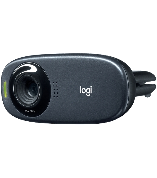 Веб-камера Logitech C310 HD 1280x720, 30 кадр/с, USB Type-A, микрофон (шумоподавление), автоосвещение, универсальное крепление