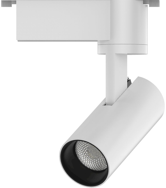 Светильник трековый цилиндр Gauss 6W 600lm 4000K 180-220V IP20 45*155мм белый линза 36º LED