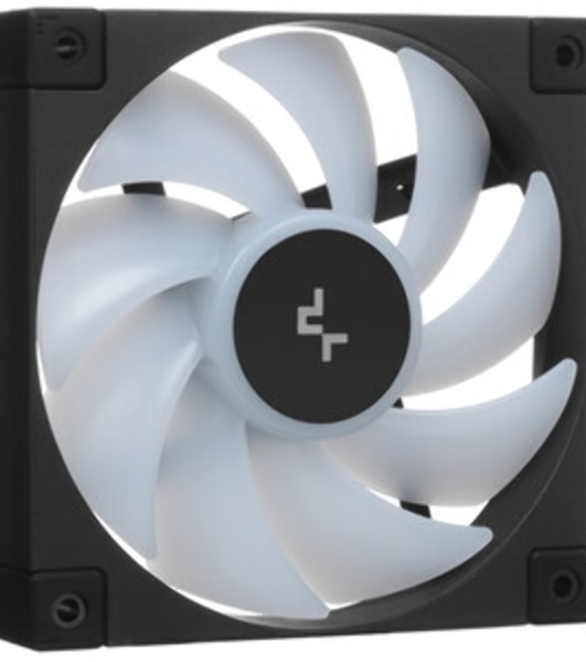 Вентилятор для корпуса DEEPCOOL FD12 черный, 120 мм, 2050 об/мин, 26.9 дБ, 4 pin