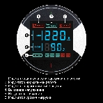 Стабилизатор напряжения настенный ExeGate Master Turbo XV-1000 (1000ВА, вход 80-290В, цветной дисплей, выход 220В±10%, КПД 98%, 5 уровней защиты, задержка, усиленный метал.корпус, 1*Schuko, RTL), фото8