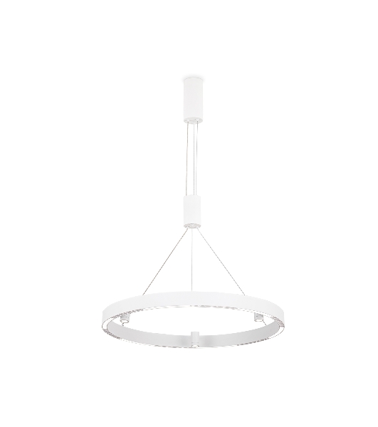 Подвесной светодиодный светильник Ambrella light FL5844/1+3 WH белый 40W 3000K/4200K/6400K D600*1200 (без ПДУ)