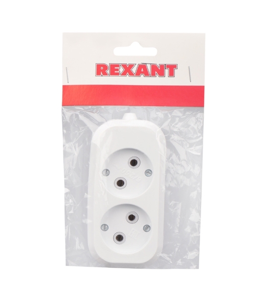 Колодка Rexant 2 гнезда без заземления