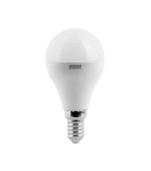 Лампа светодиодная LED Gauss 6Вт E14 220В 4100К Elementary шар 53126