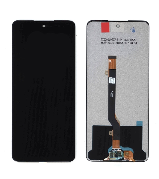 Дисплей для Tecno Pova 2, Infinix Note 10 NFC черный