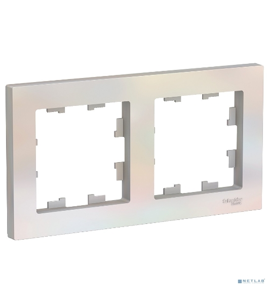 Рамка 2-м AtlasDesign универс. жемчуг SchE ATN000402