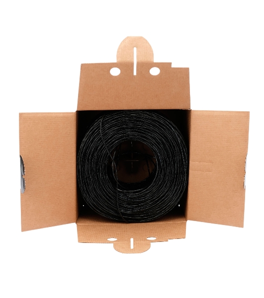 Кабель Cablexpert UPC-5051E-4-CU-OUT, UTP outdoor 4x2x0.51, медный, кат.5e, однож., 305м, box, черный