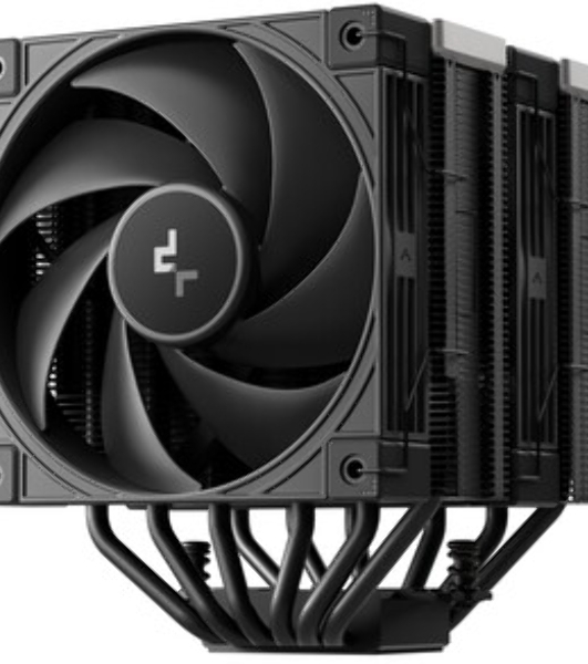 Кулер для процессора DEEPCOOL AK620 G2 DIGITAL NYX LGA1851/1700/1200/115X/AM5/AM4 (8шт/кор, TDP 260W, PWM, DUAL Fan 120мм, 6 тепл. трубок, Copper Base, черный) RET (R-AK620G2-BKNNMN-GJD-1)