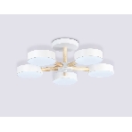 Светильник Ambrella light FL4825/5 WH белый 3000K-6400K 65W D580*160 (ПДУ ИК), фото6