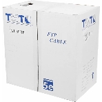 Кабель информационный Lanmaster TWT-5EFTP кат.5е SF/UTP общий экран в оплетке 4X2X24AWG PVC внутренний 305м серый, фото2