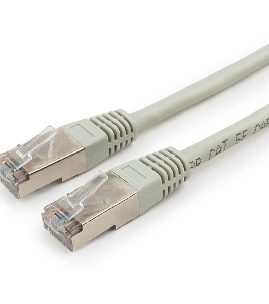 Патч-корд FTP Cablexpert cat.5e, 5м, литой, многожильный серый