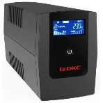 Источник бесперебойного питания ИБП Info LCD 1500В.А IEC C13 (4) USB + RJ45 DKC INFOLCD1500I, фото 1